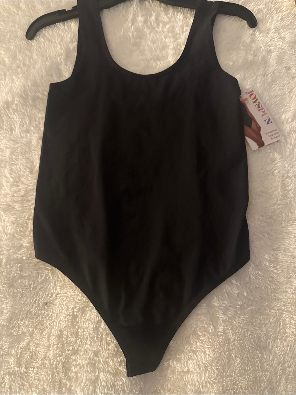 Joey+N Black Scoop Neck Women's Bodysuit